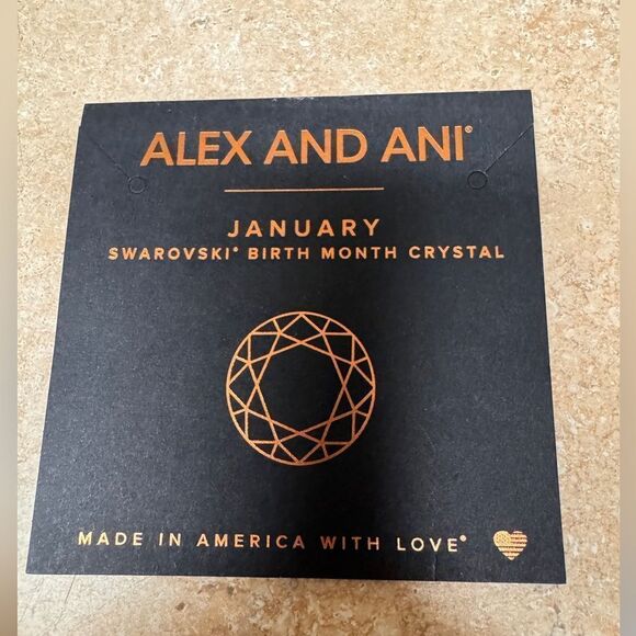 Alex and Ani Birthstones Expandable Bangle for Women, Birthday Crystal Charms - Picture 3 of 6